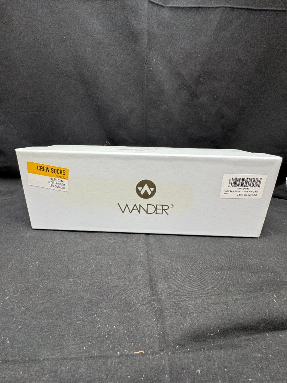 New WANDER Men's Cushion Crew Socks 6 Pairs Athletic Running 8-13/12-15 Socks